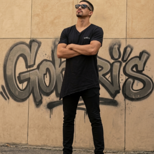 Camiseta Long Line em V
