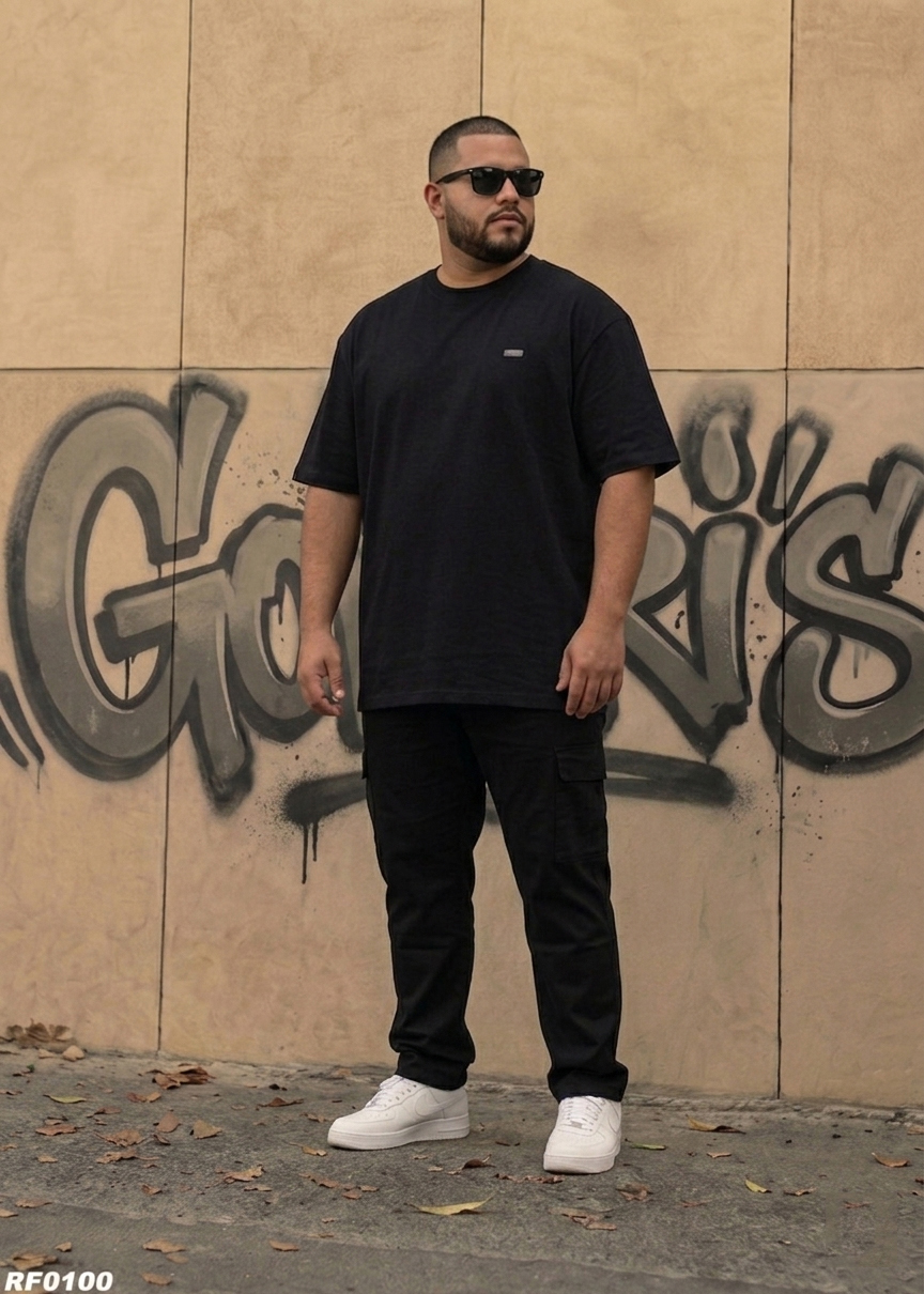 Oversized Suedine Plus Size